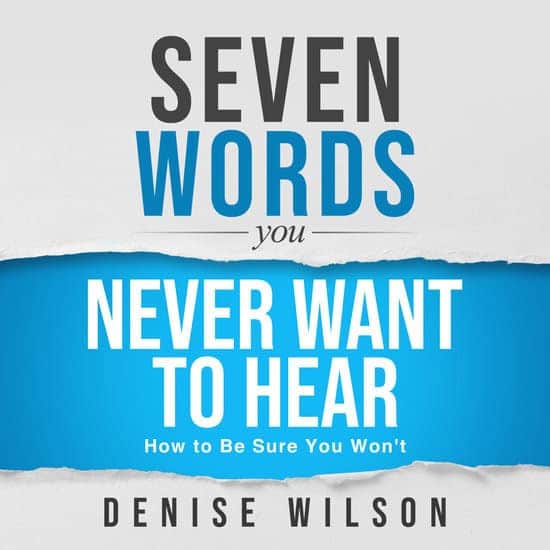 small image if the study guide Seven Words You Never Want To Hear - how to be sure you won't. Christian book